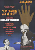 Filmaffisch Goldfinger 1964