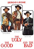 The Good the Bad and the Ugly 1968 poster Clint Eastwood Lee Van Cleef Sergio Leone