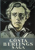 Gösta Berlings saga 1924 poster Greta Garbo Lars Hanson Mauritz Stiller Text: Selma Lagerlöf