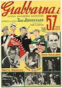 Grabbarna i 57:an 1935 poster Julia Caesar Sten Lindgren Britta Brunius Thyra Dörum Tord Bernheim