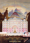 The Grand Budapest Hotel 2014 poster Ralph Fiennes Tony Revolori F Murray Abraham Edward Norton Jude Law Tilda Swinton Wes Anderson Berg