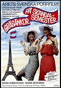 Gräsänkor på skandalsemester 1980 poster Barbi Andersson Marie Bergman Andrei Feher