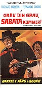 Gräv din grav Sabata kommer 1972 poster Richard Harrison Fernando Sancho Raf Baldassarre Juan Bosch