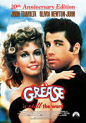 Grease 1978 poster John Travolta Olivia Newton-John Stockard Channing Randal Kleiser Dans Musikaler