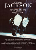 Greatest Hits History CD 2001 affisch Michael Jackson