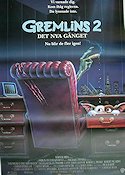 Gremlins 2: The New Batch 1990 poster Zach Galligan Phoebe Cates Howie Mandel Joe Dante