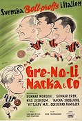 Gre-No-Li Nacka och Co 1951 poster Carl Adam Nycop Fotboll