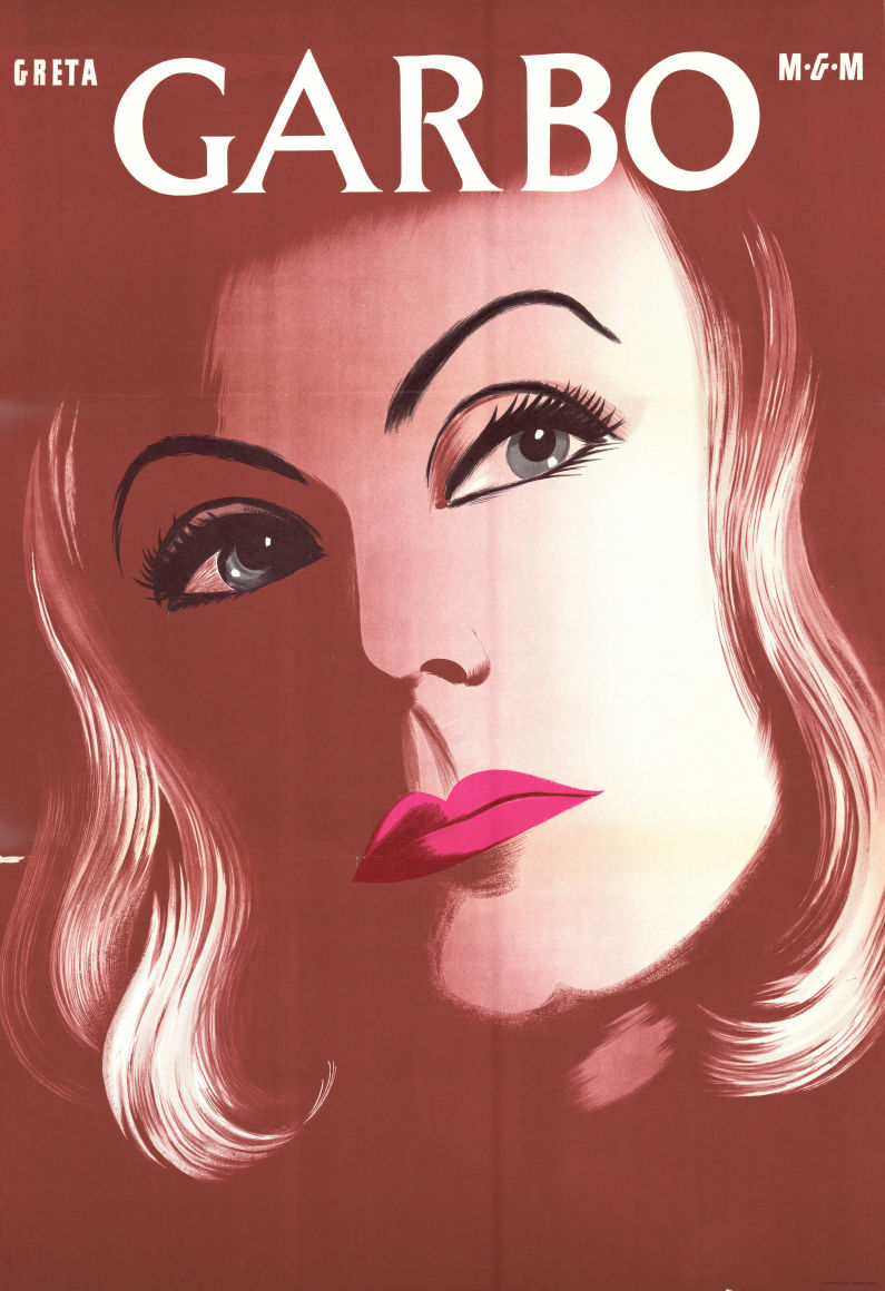 Greta Garbo MGM 1936 poster Greta Garbo Hitta mer: Stock poster