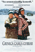 Griniga gamla gubbar 1993 poster Jack Lemmon Walter Matthau Ann-Margret Donald Petrie