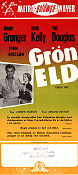 Grön eld 1955 poster Grace Kelly Andrew Marton