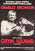 Grym hämnd 1972 poster Charles Bronson Lino Ventura Jill Ireland Terence Young Maffia