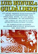 Guldåldern 1930 poster Gaston Modot Lya Lys Caridad de Laberdesque Luis Bunuel Text: Salvador Dali