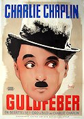 Guldfeber 1925 poster Mack Swain Georgia Hale Charlie Chaplin Berg Mat och dryck Eric Rohman art