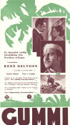 Gummi 1938 poster Rene Deltgen Gustav Diessl Vera von Langen Eduard von Borsody Eric Rohman art