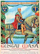 Gustaf Wasa II 1928 poster Gösta Ekman John W Brunius