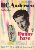 H C Andersen 1952 poster Danny Kaye Zizi Jeanmaire Farley Granger Charles Vidor Musikaler Danmark