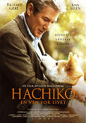 Hachiko 2009 poster Richard Gere Joan Allen Cary-Hiroyuki Tagawa Lasse Hallström Hundar Asien