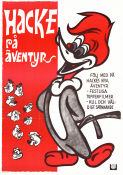 Hacke på äventyr 1968 poster Woody Woodpecker Hacke Hackspett Walter Lantz Animerat