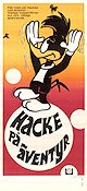 Hacke på äventyr 1968 poster Hacke Hackspett Woody Woodpecker Walter Lantz Animerat