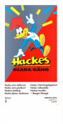Hackes glada gäng 1984 poster Hacke Hackspett Woody Woodpecker Walter Lantz Animerat Från serier