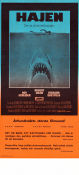 Hajen 1975 poster Roy Scheider Richard Dreyfuss Robert Shaw Steven Spielberg Fiskar och hajar