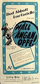 Håll ångan oppe 1945 poster Abbott and Costello