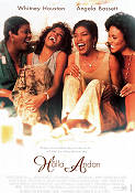 Hålla andan 1995 poster Whitney Houston Angela Bassett Loretta Devine Forest Whitaker Black Cast