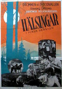 Hälsingar 1940 poster Sirkka Salonen Olga Tainio Kaarlo Oksanen Teuvo Tulio Finland