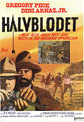 Halvblodet 1974 poster Gregory Peck Desi Arnaz Jr Jack Warden Ted Kotcheff