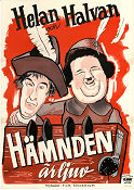 Hämnden är ljuv 1934 poster Stan Laurel Oliver Hardy Gus Meins