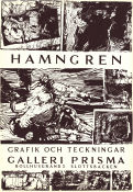 Hamngren Galleri Prisma Bollhusgränd Slottsbacken 1967 affisch Affischkonstnär: Hans Hamngren Konstaffischer