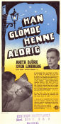 Han glömde henne aldrig 1952 poster Anita Björk Sven Lindberg