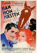 Han hon hästen 1934 poster Warner Baxter Myrna Loy Frank Capra Hästar