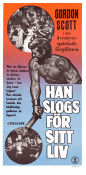 Han slogs för sitt liv 1963 poster Gordon Scott Genevieve Grad Moira Orfei Siro Marcellini Svärd och sandal