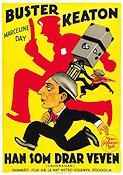 Han som drar veven 1928 poster Buster Keaton