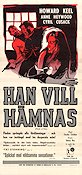 Han vill hämnas 1958 poster Howard Keel Anne Heywood Charles Crichton