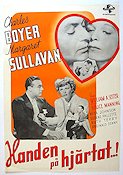 Handen på hjärtat 1942 poster Charles Boyer Margaret Sullivan