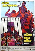 Häng dom högt 1968 poster Clint Eastwood Inger Stevens Ted Post Affischkonstnär: Sanford Kossin