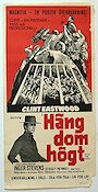 Häng dom högt 1968 poster Clint Eastwood Inger Stevens Ted Post Affischkonstnär: Sanford Kossin