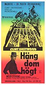 Häng dom högt 1968 poster Clint Eastwood Inger Stevens Pat Hingle Ted Post