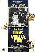 Hans vilda fru 1952 poster John Wayne Maureen O´Hara Barry Fitzgerald John Ford
