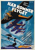 Här kommer flyget 1935 poster James Cagney Flyg