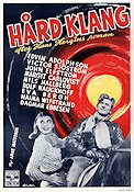 Hård klang 1952 poster Edvin Adolphson Margit Carlqvist Victor Sjöström Arne Mattsson