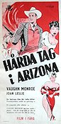 Hårda tag i Arizona 1953 poster Vaughn Monroe