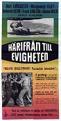 Härifrån till evigheten 1953 poster Burt Lancaster Montgomery Clift Deborah Kerr Frank Sinatra Fred Zinnemann Strand