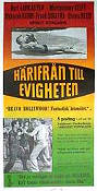 Härifrån till evigheten 1953 poster Burt Lancaster Montgomery Clift Deborah Kerr Frank Sinatra Fred Zinnemann Strand