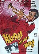Härligt att vara ung 1956 poster John Mills Instrument