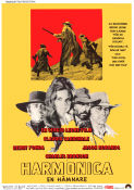 Harmonica en hämnare 1968 poster Charles Bronson Claudia Cardinale Henry Fonda Jason Robards Sergio Leone