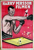 Harry Persson filmen För hemmet och flickan 1925 poster Harry Persson Weyler Hildebrand Fridolf Rhudin Boxning