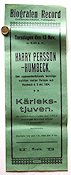 Harry Persson Humbeck 1924 poster Boxning